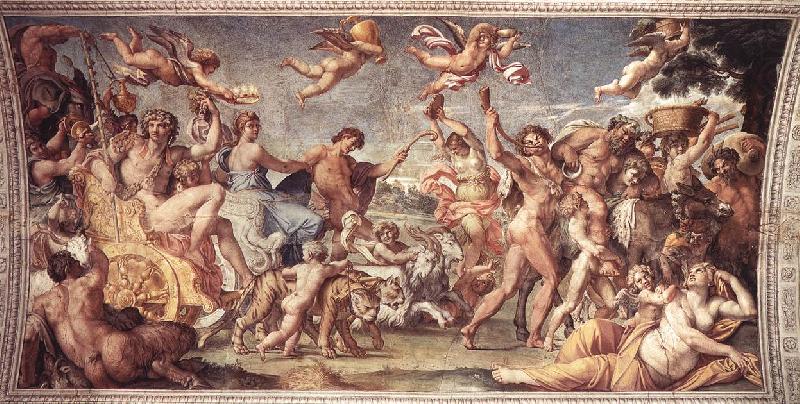 CARRACCI, Annibale Triumph of Bacchus and Ariadne sdg